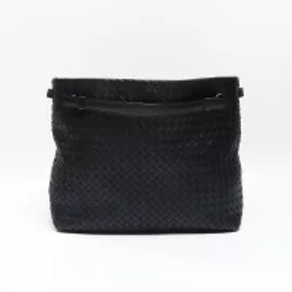 Bottega Veneta Intrecciato Handbag Black